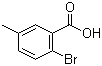 structure of CAS# 6967-82-4, 2-Bromo-5-methylbenzoic acid