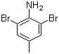 structure of CAS# 6968-24-7, 2,6-Dibromo-4-methylaniline