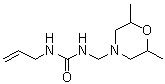 N-[(2,6-二甲基-4-吗啉基)甲基]-N'-2-丙烯-1-基脲分子结构 (CAS 6969-64-8)