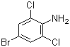 4-Bromo-2,6-dichloroaniline molecular structure (CAS 697-88-1)