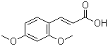 structure of CAS# 6972-61-8, 2,4-Dimethoxycinnamic acid