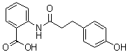 structure of CAS# 697235-49-7, Hydroxyphenyl propamidobenzoic acid