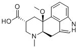 CAS # 69730-97-8, Light lysergic acid, (6aR,9R,10aS)-10a-methoxy-7-methyl-4,6,6a,8,9,10-hexahydroindolo[4,3-fg]quinoline-9-carboxylic acid