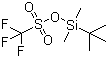 tert-Butyldimethylsilyl trifluoromethanesulfonate molecular structure (CAS 69739-34-0)