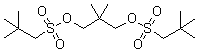 CAS # 6974-33-0, 2,2-Dimethyl-1-propanesulfonic acid 2,2-dimethyl-1,3-propanediyl ester, NSC 23369
