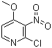 2-Chloro-3-nitro-4-methoxypyridine molecular structure (CAS 6980-09-2)