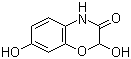 2,7-Dihydroxy-2H-1,4-benzoxazin-3(4H)-one molecular structure (CAS 69804-59-7)