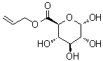 alpha-D-吡喃葡萄糖醛酸烯丙酯分子结构 (CAS 698358-03-1)