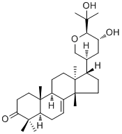 CAS # 6985-35-9, Bourjotinolone A, (13alpha,14beta,17alpha,20S,23R,24S)-21,24-Epoxy-23,25-dihydroxylanost-7-en-3-one