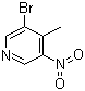 CAS # 69872-15-7, 3-Bromo-4-methyl-5-nitropyridine