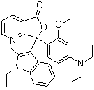 3-(1-Ethyl-2-methylindol-3-yl)-3-(2-ethoxy-4-diethylaminophenyl)-4-azaphthalide molecular structure (CAS 69898-40-4)