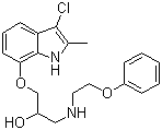CAS 登录号：69907-17-1, 吲帕洛尔, 因都洛醇