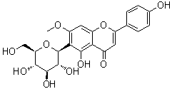 CAS 登录号：6991-10-2, 芫花素 6-C-葡糖苷