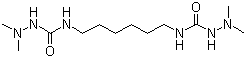 structure of CAS# 69938-76-7, 4,4'-Hexamethylenebis(1,1-dimethylsemicarbazide)