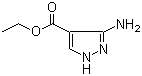3-氨基吡唑-4-甲酸乙酯分子结构 (CAS 6994-25-8)