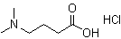 structure of CAS# 69954-66-1, 4-(Dimethylamino)butyric acid hydrochloride