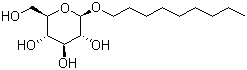 structure of CAS# 69984-73-2, 壬基 beta-D-吡喃葡萄糖苷