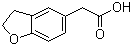 2,3-二氢苯并呋喃-5-乙酸分子结构 (CAS 69999-16-2)