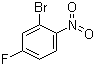 2-溴-4-氟-1-硝基苯分子结构 (CAS 700-36-7)