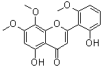 黄芩黄酮分子结构 (CAS 70028-59-0)