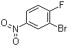 3-溴-4-氟硝基苯分子结构 (CAS 701-45-1)
