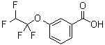 structure of CAS# 70126-48-6, 3-(1,1,2,2-Tetrafluoroethoxy)benzoic acid