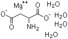 structure of CAS# 7018-07-7, Magnesium aspartate tetrahydrate