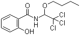 CAS 登录号：70193-21-4, 水杨菌胺, N-(1-丁氧基-2,2,2-三氯乙基)水杨酰胺
