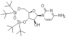 4-氨基-1-[3,5-O-[1,1,3,3-四(叔丁基)-1,3-二硅氧烷二基]-beta-D-呋喃阿拉伯糖基]-2(1H)-嘧啶酮分子结构 (CAS 701978-85-0)