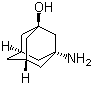 structure of CAS# 702-82-9, 3-Amino-1-hydroxyadamantane