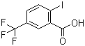 structure of CAS# 702641-04-1, 2-Iodo-5-(trifluoromethyl)benzoic acid