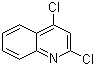 2,4-二氯喹啉分子结构 (CAS 703-61-7)
