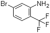 5-溴-2-(三氟甲基)苯胺分子结构 (CAS 703-91-3)