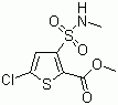 structure of CAS# 70374-37-7, Methyl 5-chloro-3-chlorosulfonyl-2-thiophene carboxylate