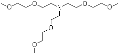 structure of CAS# 70384-51-9, Tris(2-(2-methoxyethoxy)ethyl)amine