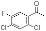 2',4'-二氯-5'-氟苯乙酮分子结构 (CAS 704-10-9)