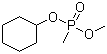 甲基膦酸环己基甲基酯分子结构 (CAS 7040-52-0)