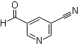 structure of CAS# 70416-53-4, 5-Formylnicotinonitrile