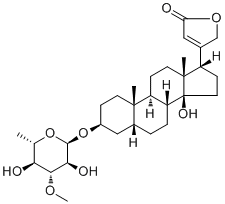 黄夹次甙乙分子结构 (CAS 7044-31-7)