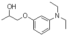 1-[3-(二乙基氨基)苯氧基]-2-丙醇分子结构 (CAS 70464-36-7)