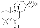 Kaurane-6beta,16,17-triol molecular structure (CAS 7047-54-3)
