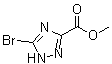 5-Bromo-1H-1,2,4-triazole-3-carboxylic acid methyl ester molecular structure (CAS 704911-47-7)