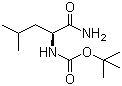 structure of CAS# 70533-96-9, Boc-L-leucine amide