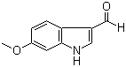 structure of CAS# 70555-46-3, 6-甲氧基吲哚-3-甲醛