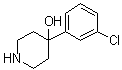 structure of CAS# 70558-16-6, 4-(3-Chlorophenyl)piperidin-4-ol
