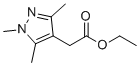 structure of CAS# 70598-01-5, ethyl 2-(1,3,5-trimethyl-1H-pyrazol-4-yl)acetate