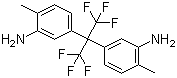 2,2-双(3-氨基-4-甲基苯基)六氟丙烷分子结构 (CAS 7060-51-7)
