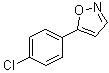 5-(4-氯苯基)异恶唑分子结构 (CAS 7064-32-6)