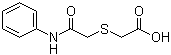 2-[(2-苯胺基-2-氧代乙基)硫基]乙酸分子结构 (CAS 70648-87-2)