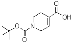 structure of CAS# 70684-84-3, 1-(叔丁氧羰基)-1,2,3,6-四氢吡啶-4-羧酸